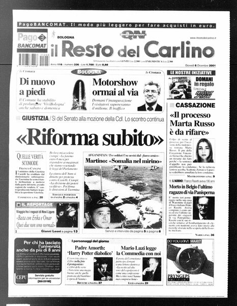 Il Resto del Carlino : giornale dell'Emilia